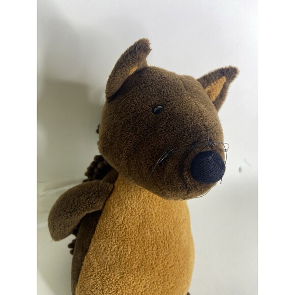 Jellycat London Noodle Squirrel Plush Stuffed Animal Toy Brown Medium Woodlands - Picture 4 of 9